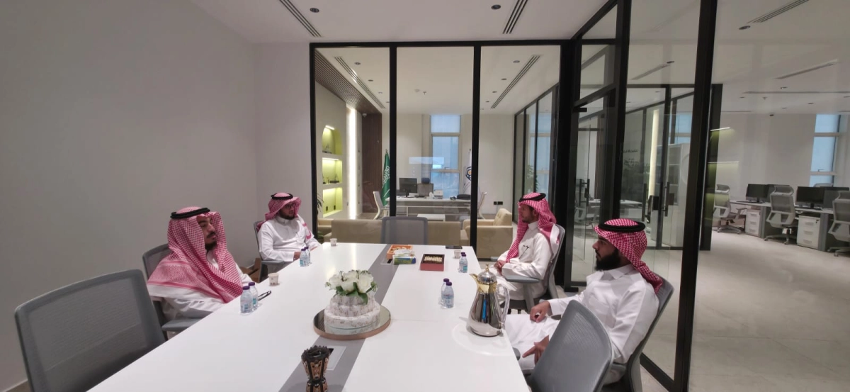 جمعية دارك للإسكان التنموي - دارك تستقبل ممثل مؤسسة مرزوق بن مفرح الحربي الخيرية